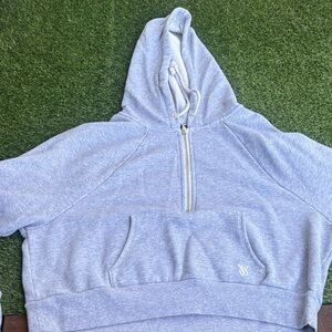 Victoria secret Gray Half-Zip Hoodie